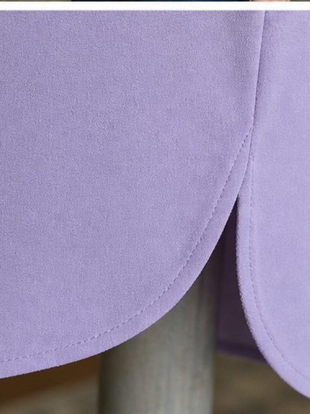 Lilac Ruffle Blouse - Picture 6 of 6